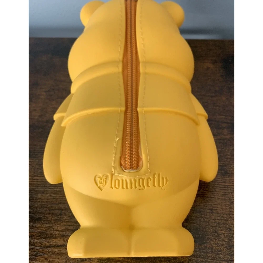 Loungefly Disney Winnie the Pooh Silicone Pouch Pencil Make Up Zipper Case 3D